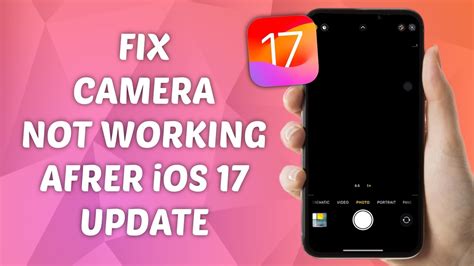 How to Fix iPhone Camera Not Working after iOS 17 Update - YouTube