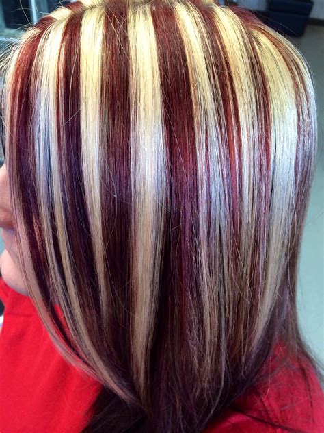 Kenra color red and blonde | Different hair colors, Hair color ...