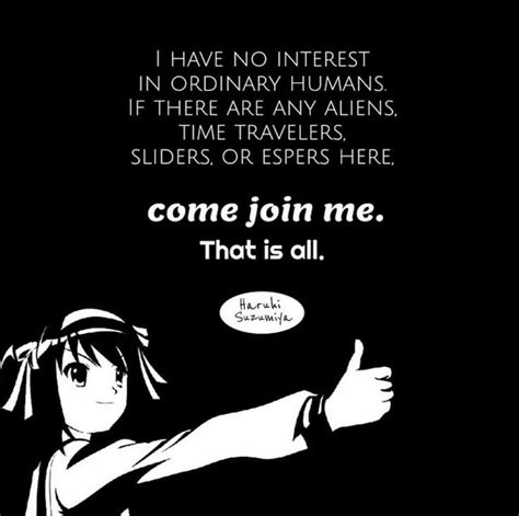 Anime quote | Haruhi suzumiya