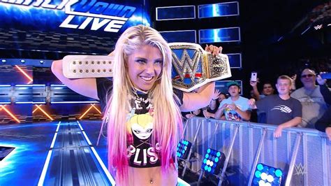 WWE Superstar Alexa Bliss reveals who suggested her iconic championship ...