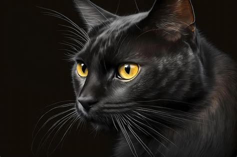 Premium AI Image | Bombay cat portrait Generative ai design