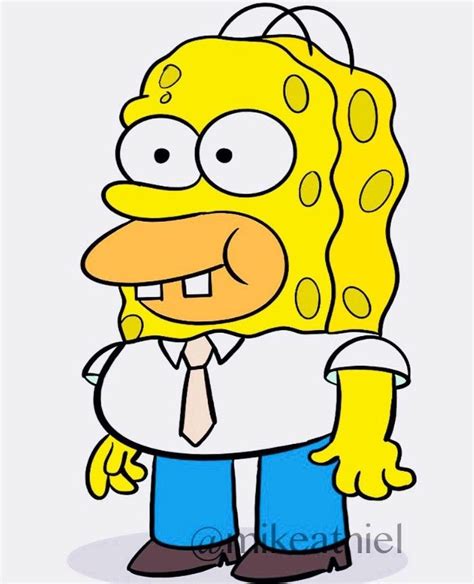 Homer SpongeBob, The Simpsons | Homer simpson, Simpson, Simpsons characters