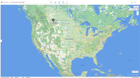 Havre Montana Map and Havre Montana Satellite Image