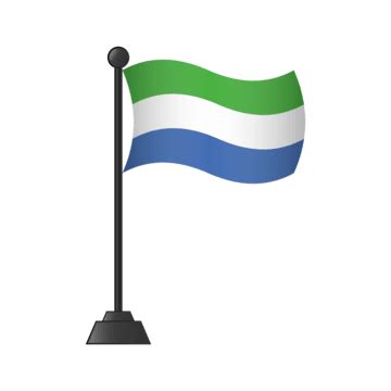 Sierra Leone Flag, Sierra, Leone, Sierra Leone PNG and Vector with ...