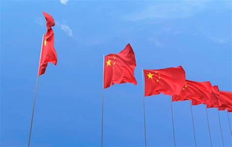 Free Photo | China flag on blue sky