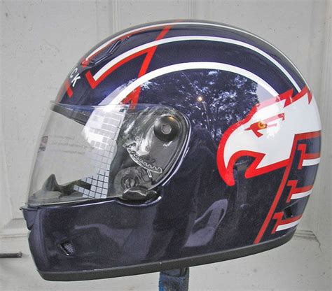 Motorcycle Helmet Maverick Design | | Airbrush Gallery