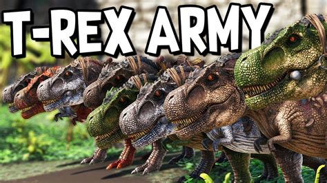 ARK HATCHING OVER 150 REX EGGS - YouTube