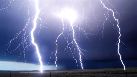 LIGHTNING STORMS AT NIGHT - Supercell Storm Time Lapse - YouTube