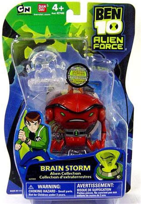 Ben 10 Alien Force Alien Collection Brain Storm 4 Action Figure Bandai America - ToyWiz