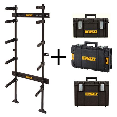 DEWALT ToughSystem 25-1/2 in. Workshop Racking Storage System with 3 ...