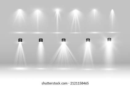 Collection Stage Lighting Catwalk Platform Transparent Stock Vector (Royalty Free) 2121158678 ...