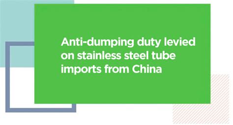 India Imposes Anti-Dumping Duty on Chinese Stainless Steel Imports