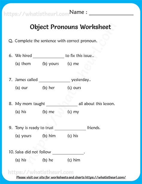 object-pronouns-worksheet-3 - Your Home Teacher