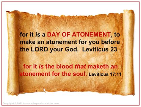 Feast of Atonement and Tribulation | Feasts of The Lord