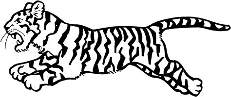 Tiger Clipart Black And White | Free download on ClipArtMag