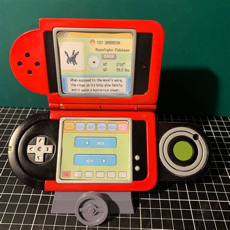 Pokemon Sinnoh Region Pokedex 3D File for Cosplay - Etsy UK