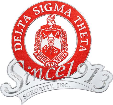 Delta Sigma Theta Sorority Since 1913 Emblem - Brothers and Sisters' Greek Store