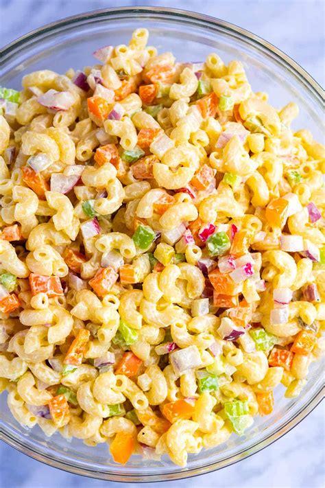 Perfect Creamy Macaroni Pasta Salad Recipe