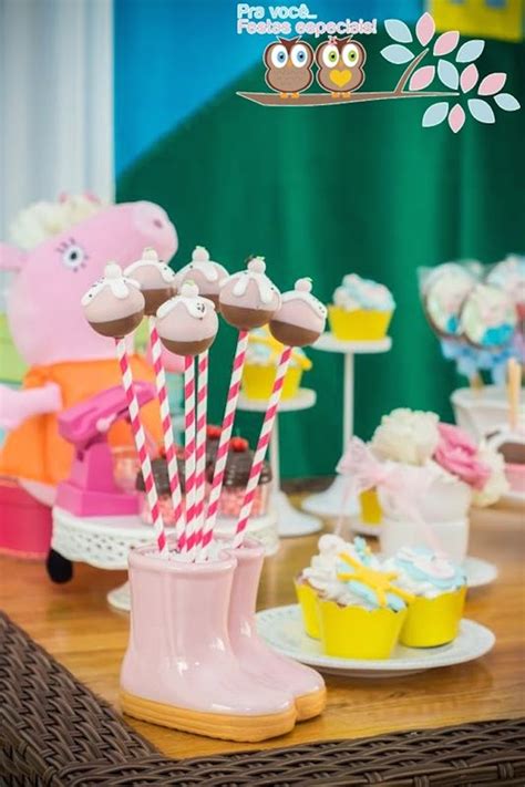 Kara's Party Ideas Peppa Pig themed birthday party with Such Cute Ideas via Kara's Party Ideas ...