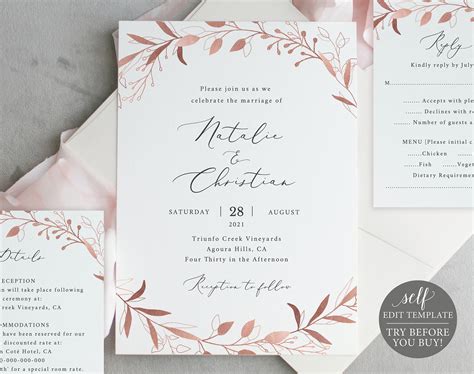 Wedding invitation free downloadable templates - partnersraf