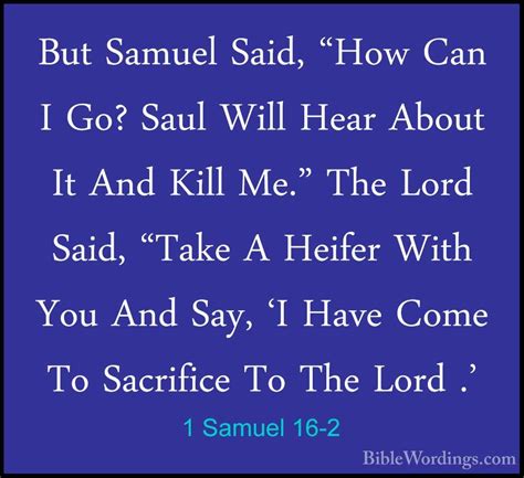 1 Samuel 16 - Holy Bible English - BibleWordings.com