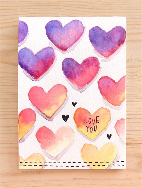 Easy DIY Valentine’s Day Card Made with Minimal Supplies – K Werner ...