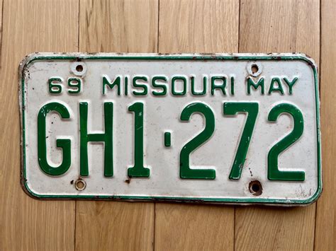 1969 Missouri License Plate – RusticPlates