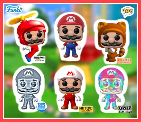 Super Mario Bros Power Ups Funko Pop Concepts. Which one did i miss? :) : r/funkopop