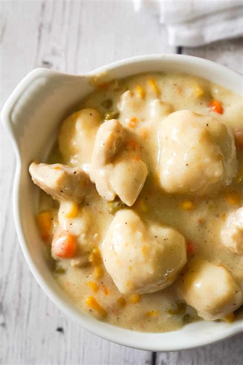 Easy Chicken and Dumplings with Biscuits - THIS IS NOT DIET FOOD