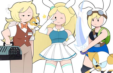 Adventure Time: Fionna and Cake by Miss-Psyson on DeviantArt