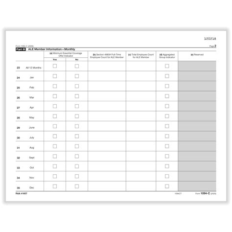 ACA FORM 1094-CT, 25/package - New Medical Forms