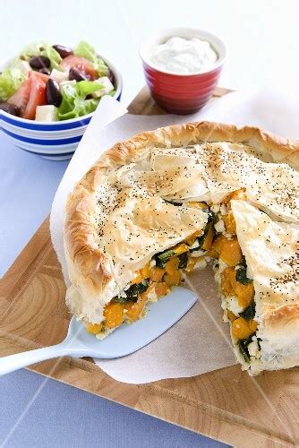 A puff pastry vegetable pie – buy images – StockFood