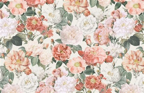 Pastel Pink Floral Vintage Wallpapers - Top Free Pastel Pink Floral ...
