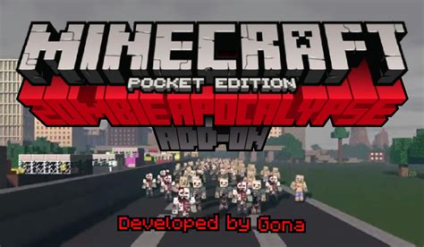 Zombie Apocalypse v2 Add-On!!! for MCPE/Win10 0.16.0/0.17.0!!! - MCPE ...