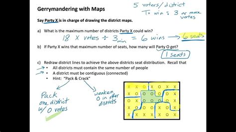 Gerrymandering Maps - YouTube