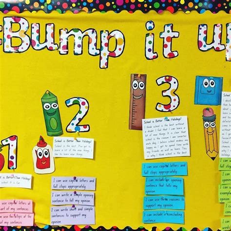 "Bump it Up" wall ️ ... in two minds about this for my class 🍀 #watchthisspace .... # ...