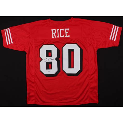 Jerry Rice Signed 49ers Jersey (PSA COA) | Pristine Auction