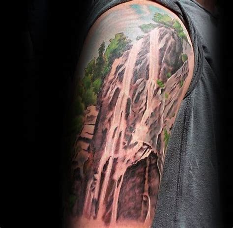 70 Waterfall Tattoo Designs for Men [2023 Inspiration Guide]