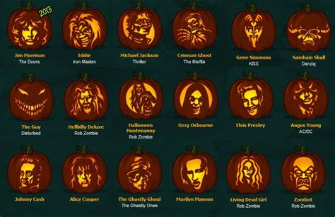 20+ Horror Movie Pumpkin Stencils – The Urban Decor