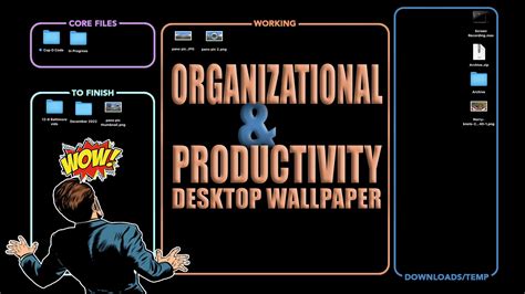 Organizational and Productivity Desktop Wallpaper - Cup O Code