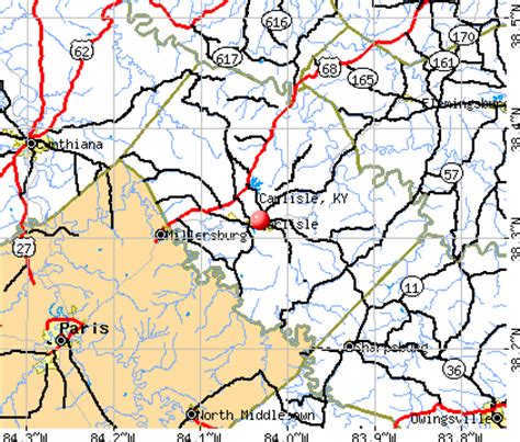 Carlisle, Kentucky (KY 40311) profile: population, maps, real estate, averages, homes ...