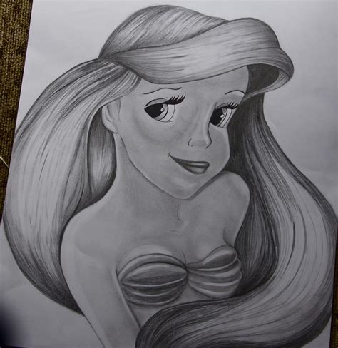 my drawing of Ariel ! | Ariel drawing, Drawings, Disney princess ariel