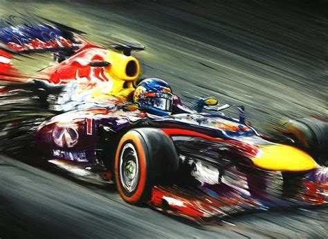 Image result for painting formula 1 car at speed | Automotive art ...