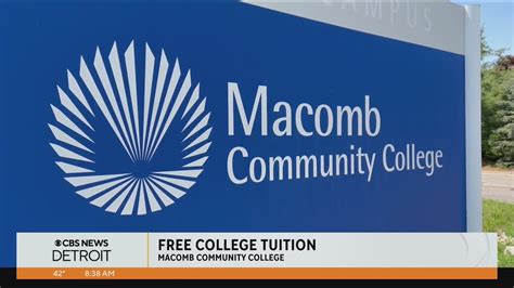 Macomb Community College offers free tuition to students - YouTube