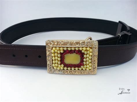 Yellow belt buckle with pearls red and yellow snap belt buckle | Etsy in 2021 | Womens belt ...