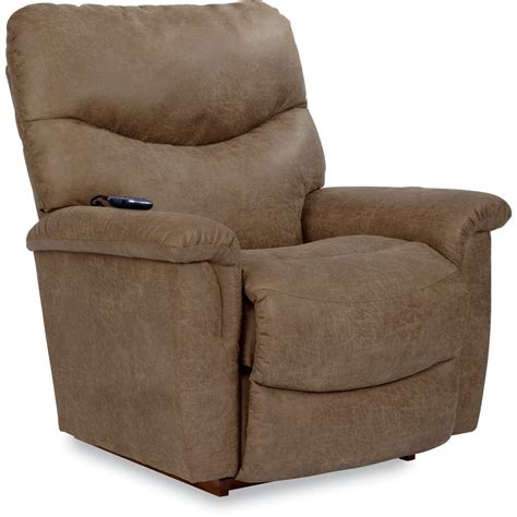 La-Z-Boy James Casual Silver Power Lift Recliner | Godby Home ...