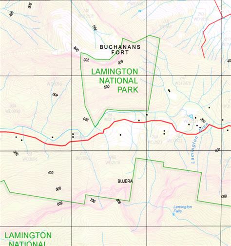 Tyalgum 1-25,000 NSW Topographic Map - Maps, Books & Travel Guides