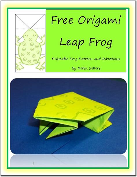 Leap Year Idea: Origami Leap Frog - Kids Activities | Saving Money ...