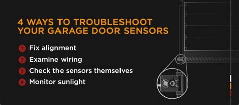 Troubleshooting Garage Door Sensors