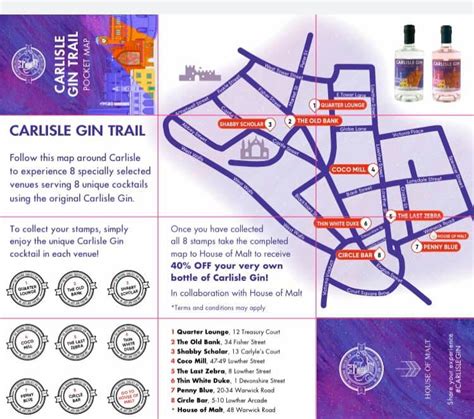 Carlisle Gin Trail - The Halston - Hotel Carlisle | Apartments, Events ...